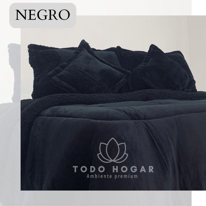 GENERAL - Cubrelecho Ovejero piel de durazno  CAMA DOBLE