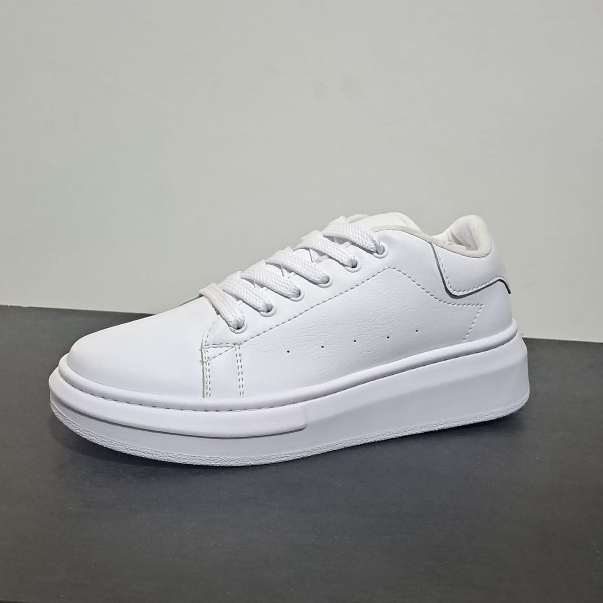 EVEGONZ - Zapato Casual de Hombre Calzado Blanco Confortable