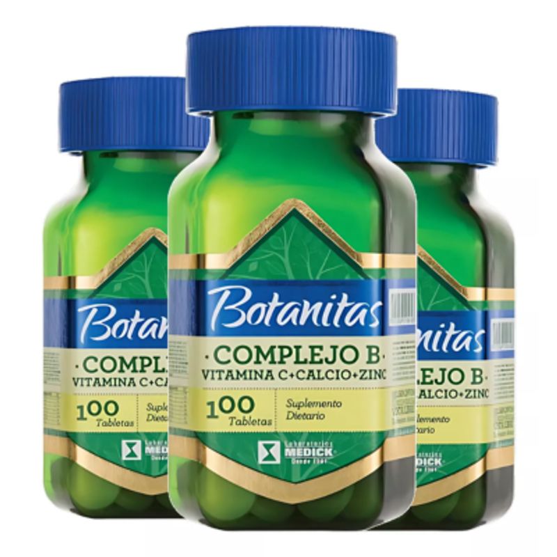 LABORATORIOS MEDICK - Kit 3 Complejo  Vitamina c + Calcio + Zinc_.