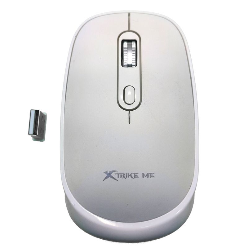 XTRIKE ME - Mouse Recargable Xtrike Me Inalambrico Conexion Dual Bluetooth Y 24G