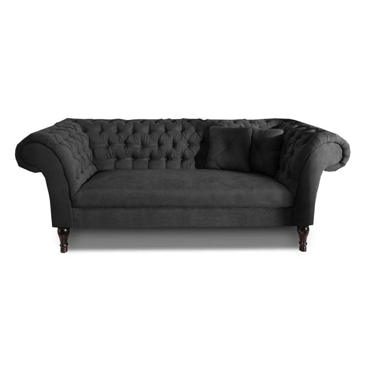 GENERICO - SOFA ELEGANT CHICAGO ECOCUERO NEGRO
