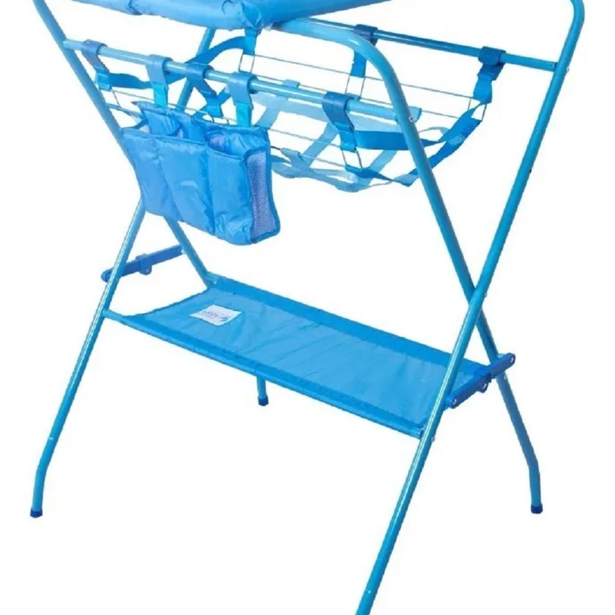 GENERICO - Soporte Bañera Bebe Con Cambiador Niño Azul