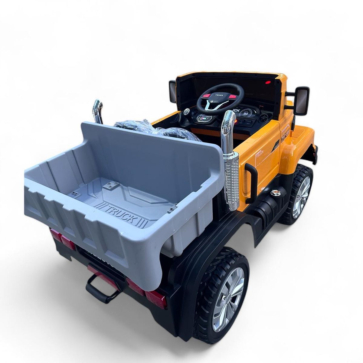 BRITOCHET - Carro montable Eléctrico Camion Niños 12V  C/Volco 4x4