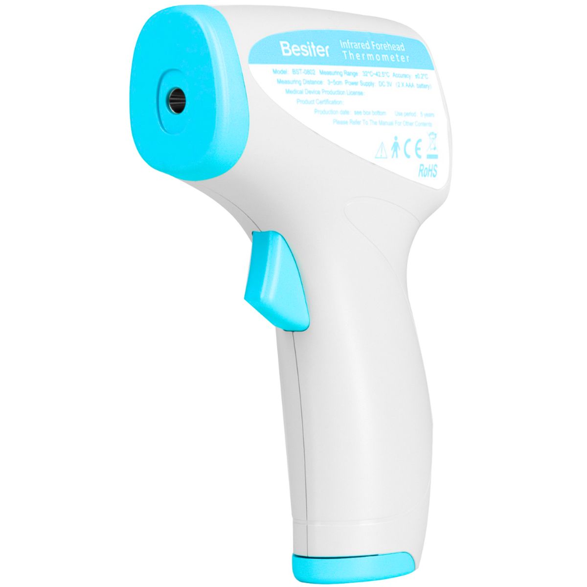 BEBESIT - TERMOMETRO INFRAROJO DIGITAL LASER PARA ADULTOS Y NIÑOS