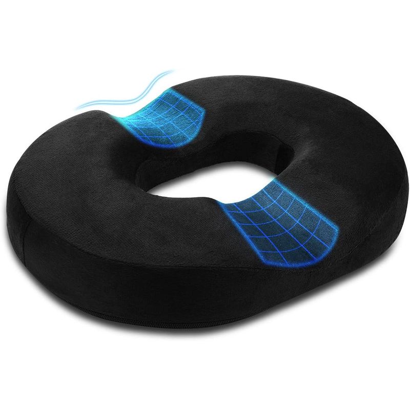 GENERICO - Cojín De Espuma Para Hemorroides Emoobin Donut Almohada