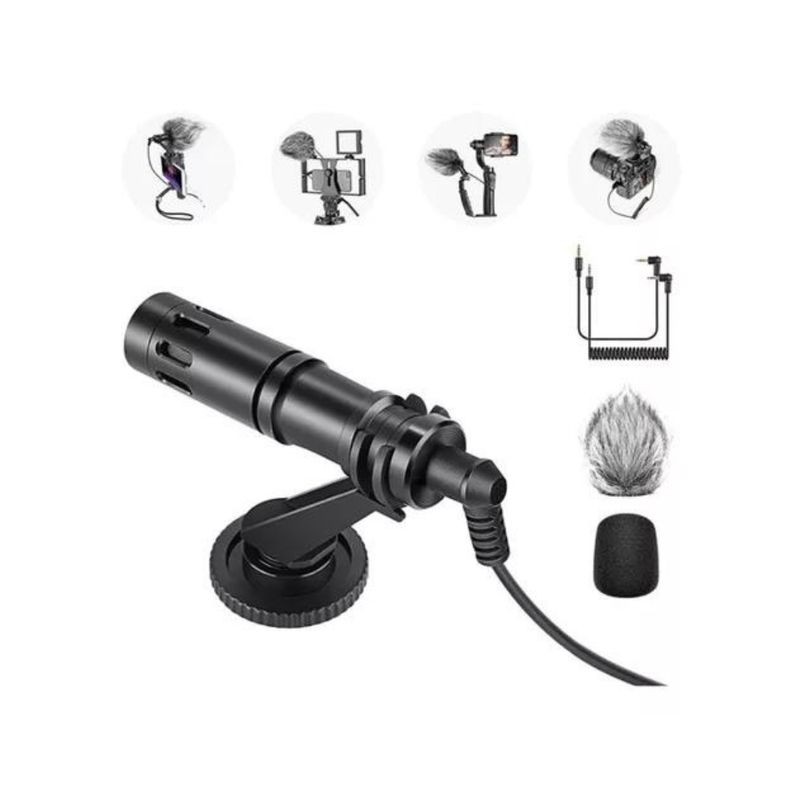 NEEWER - Neewer Cm14 Micrófono De Vídeo Para Teléfono Móvil Soporte