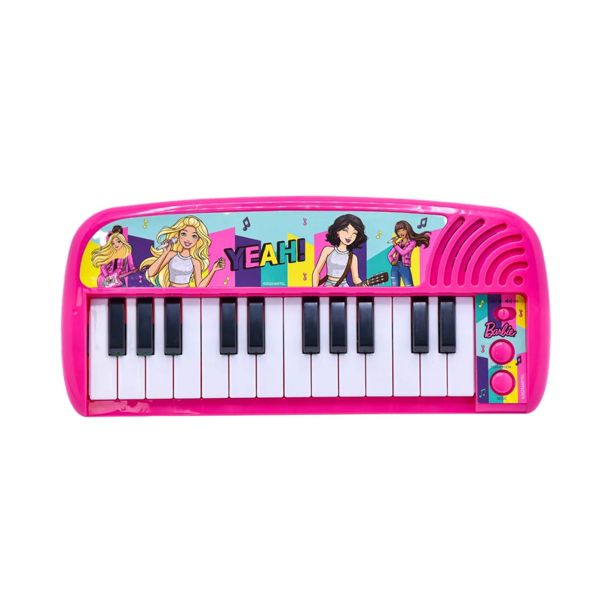 TOYLOGIC - Piano Infantil Mediano Barbie Musicales En Casa