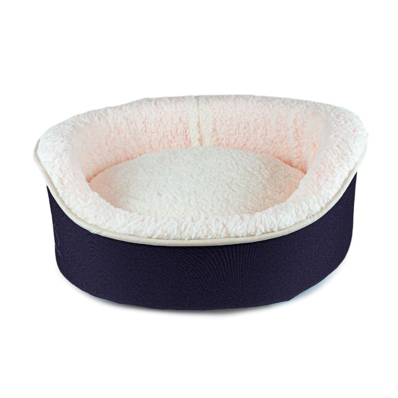 VIPETS - Cama Donut Talla L Azul Oscuro