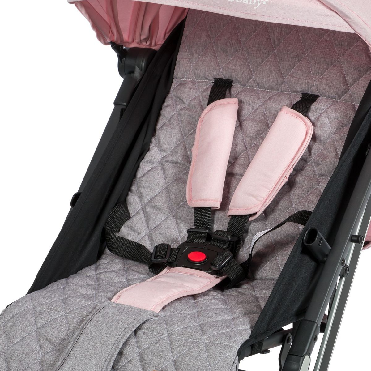 GENERICO - Coche Maleta Ebaby Con Porta Bebe Reclinable Cubre pies
