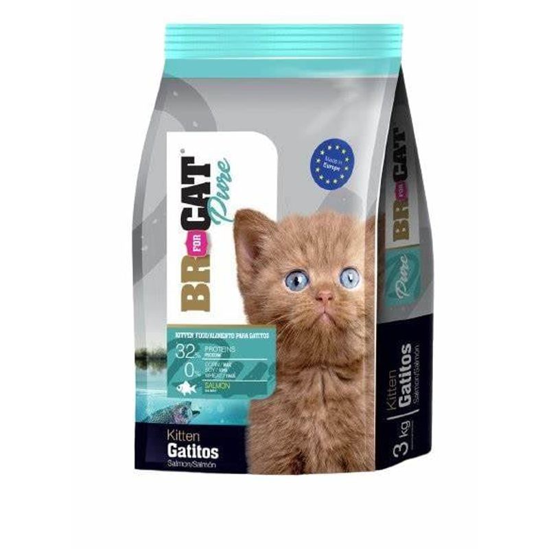 BR - ALIMENTO BR FOR CAT GATITOS SALMON 1 KG