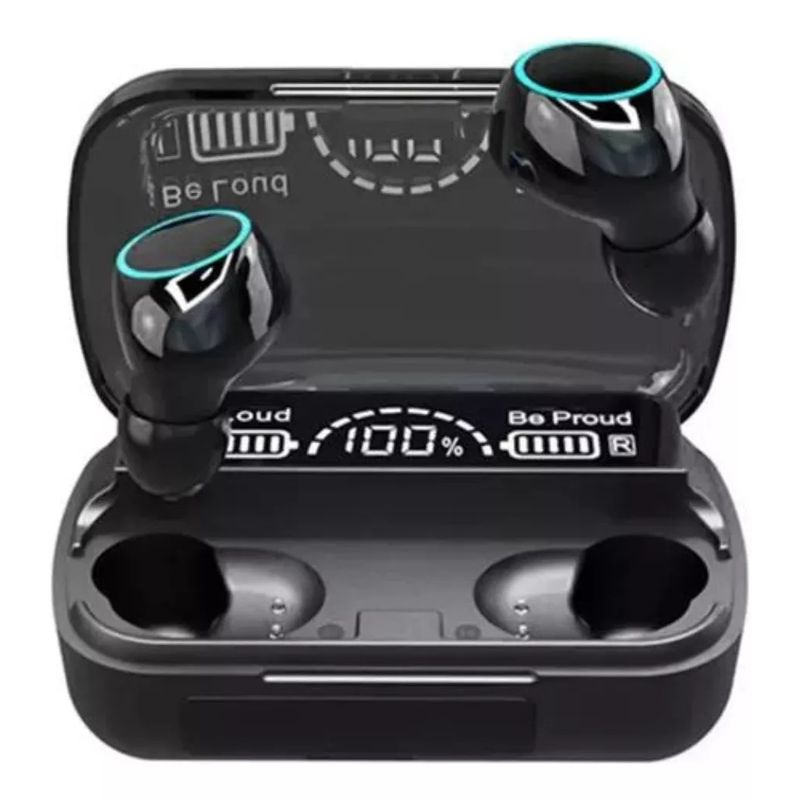 GENERICO - Audifonos Bluetooth Inalambricos Tactiles Led M30 Color Negro