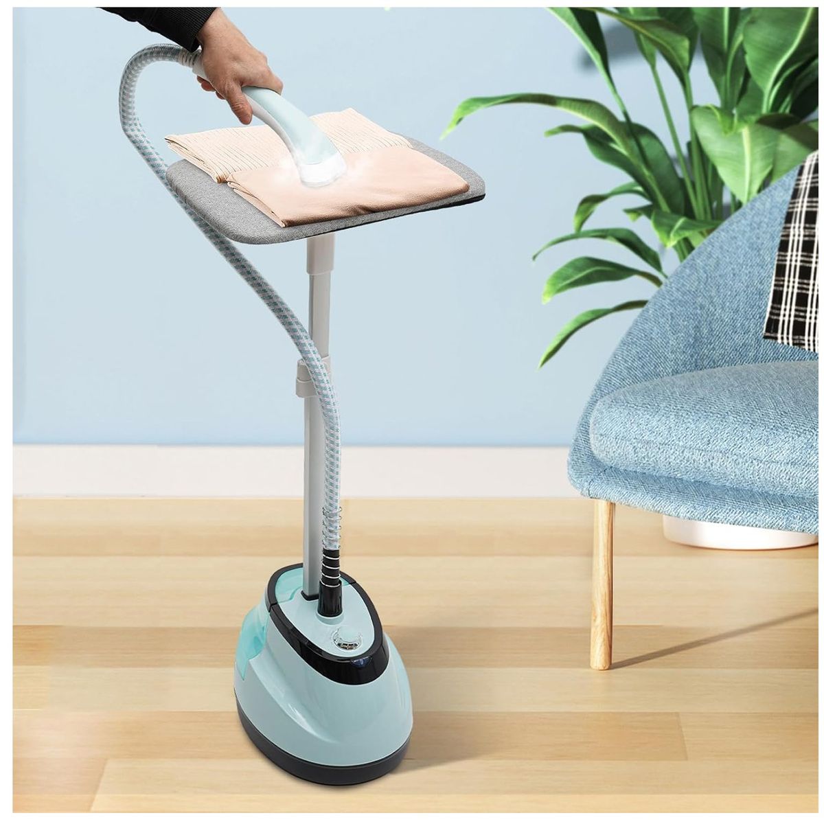 ONE PIXEL - Plancha De Vapor Vertical Profesional Para Ropa Potencia 1350W