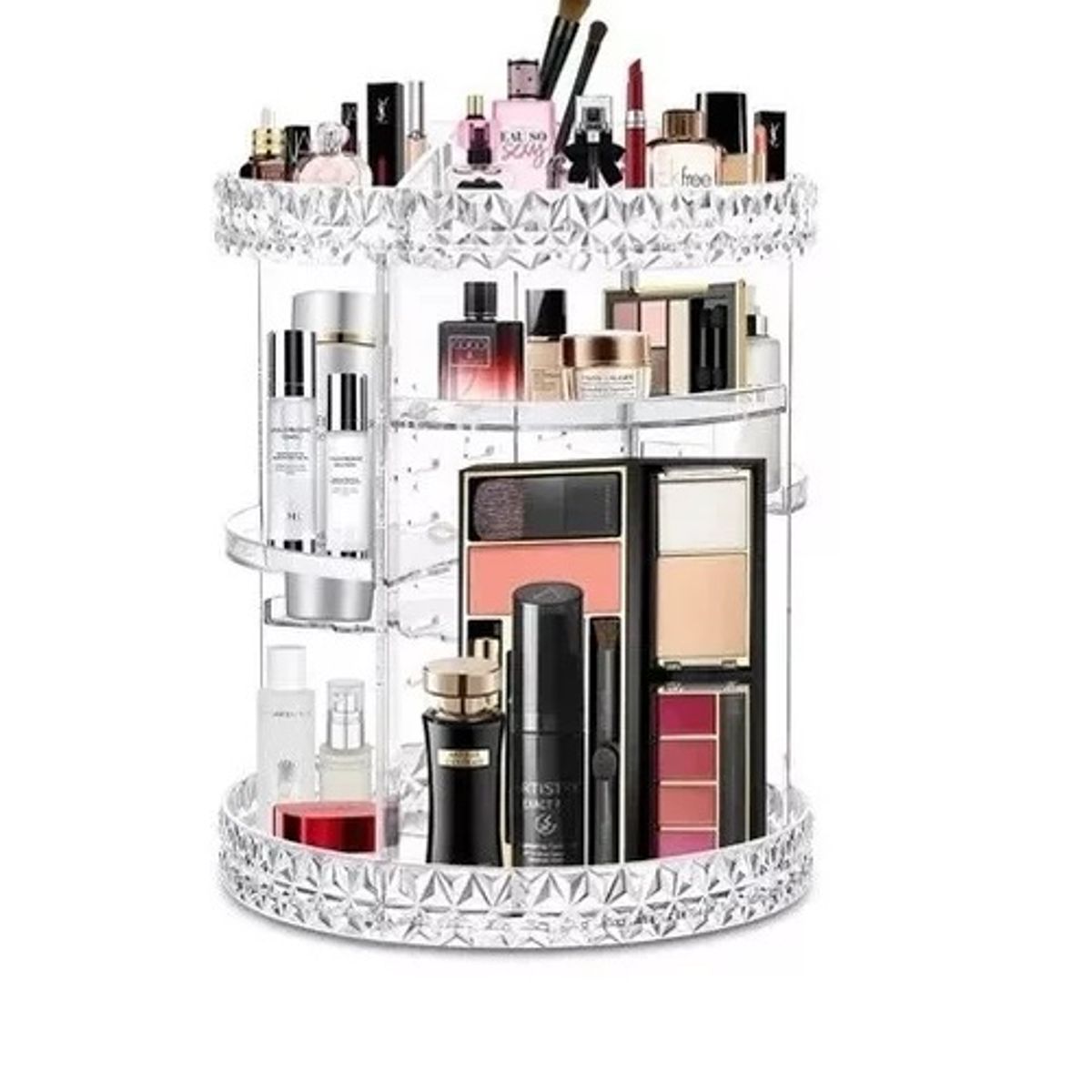 GENERICO - Organizador Maquillaje Giratori Transparente