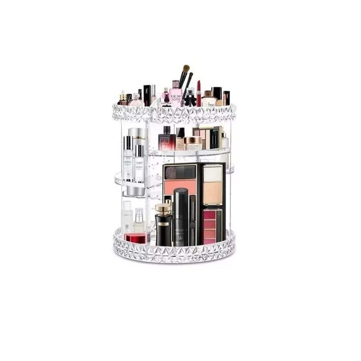 GENERICO - Organizador Maquillaje Giratori Transparente