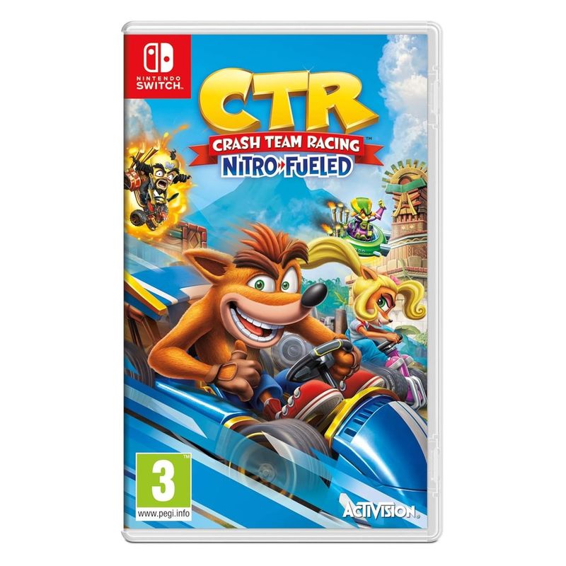 NINTENDO SWITCH - CTR Crash Team Racing Nitro Fueled Switch Fisico Nuevo