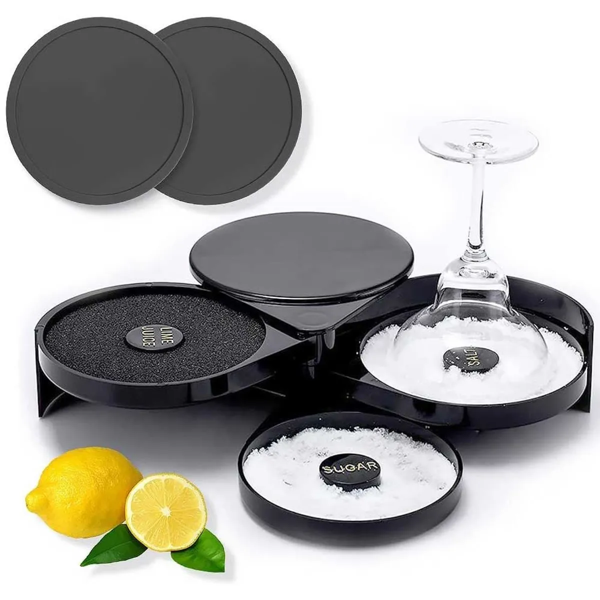 ONE PIXEL - Escarchador Bordeador Para Cocteles Micheladas 3 En 1 Sal Limón Azúcar