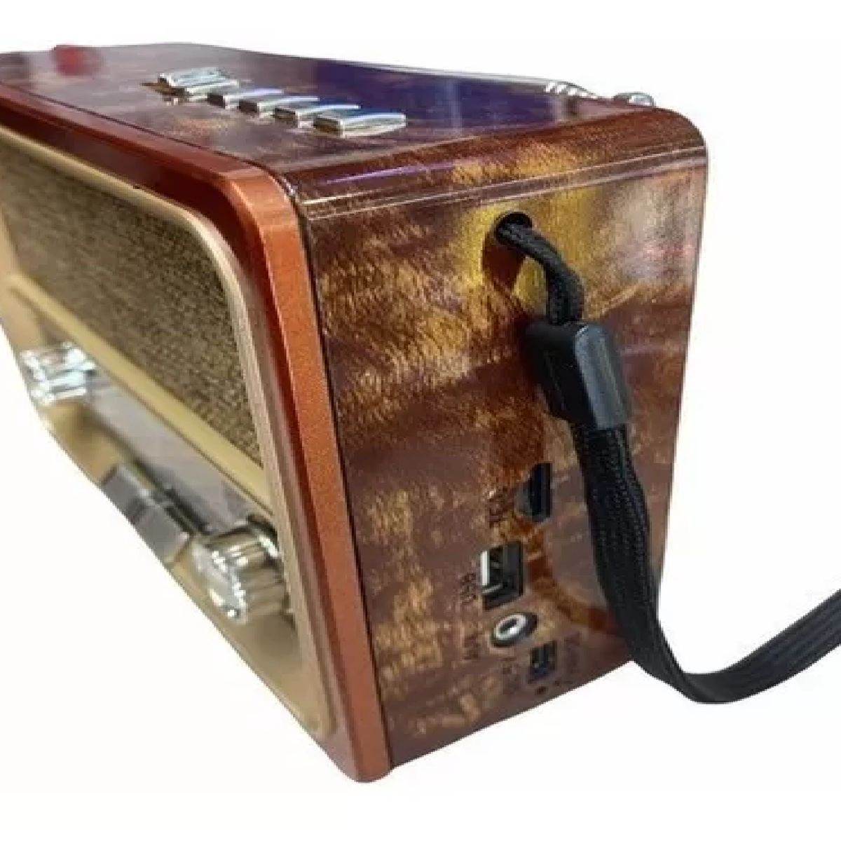 GENERICO - RADIO FX-120BT PARLANTE VINTAGE RETRO BLUETOOTH