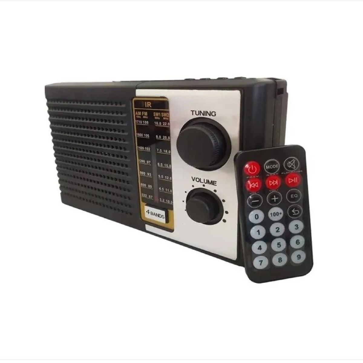 GENERICO - RADIO FX-007BT AM FM PARLANTE USB RETRO RECARGABLE