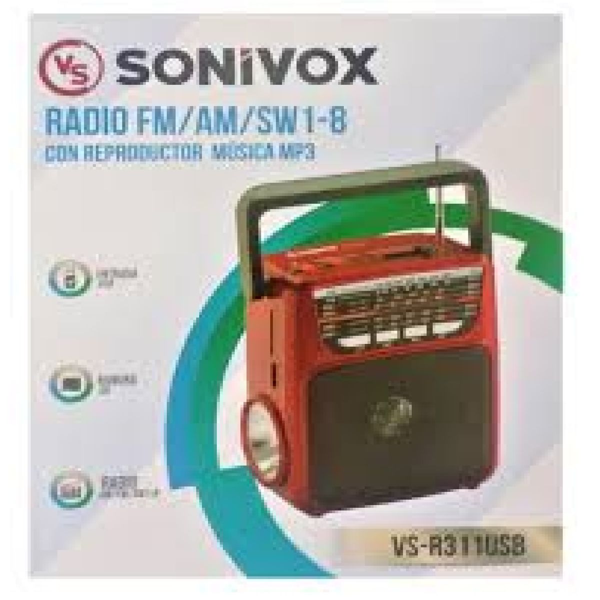 GENERICO - RADIO VS R311USB  SONIVOX PORTATIL