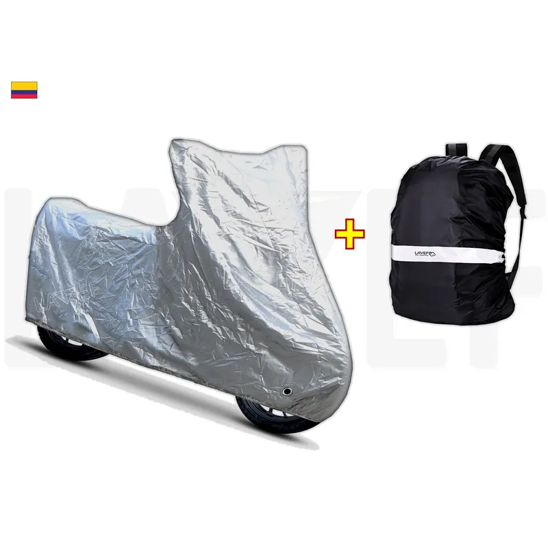 LAVEF - PIJAMA PARA MOTO CONTRA RAYOS UV + FORRO PARA MALETÍN