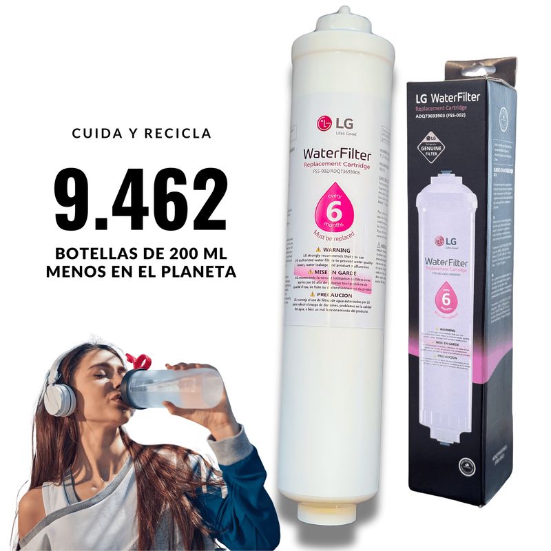 LG - Filtro De Agua Marca LG Externo Para Nevecones
