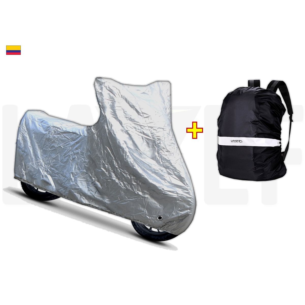 LAVEF - PIJAMA PARA MOTO CONTRA RAYOS UV + FORRO PARA MALETÍN