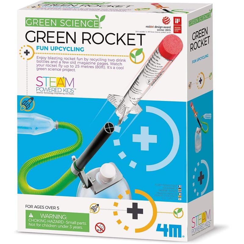 4M - COHETE ECOLÓGICO CON MATERIALES RECICLADOS - GREEN ROCKET