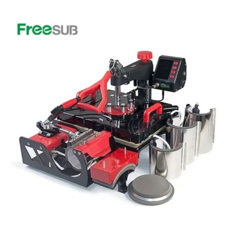 GENERAL - MAQUINA SUBLIMADORA 8 EN 1 PREMIUM CERTIFICADA + ACCESORIOS