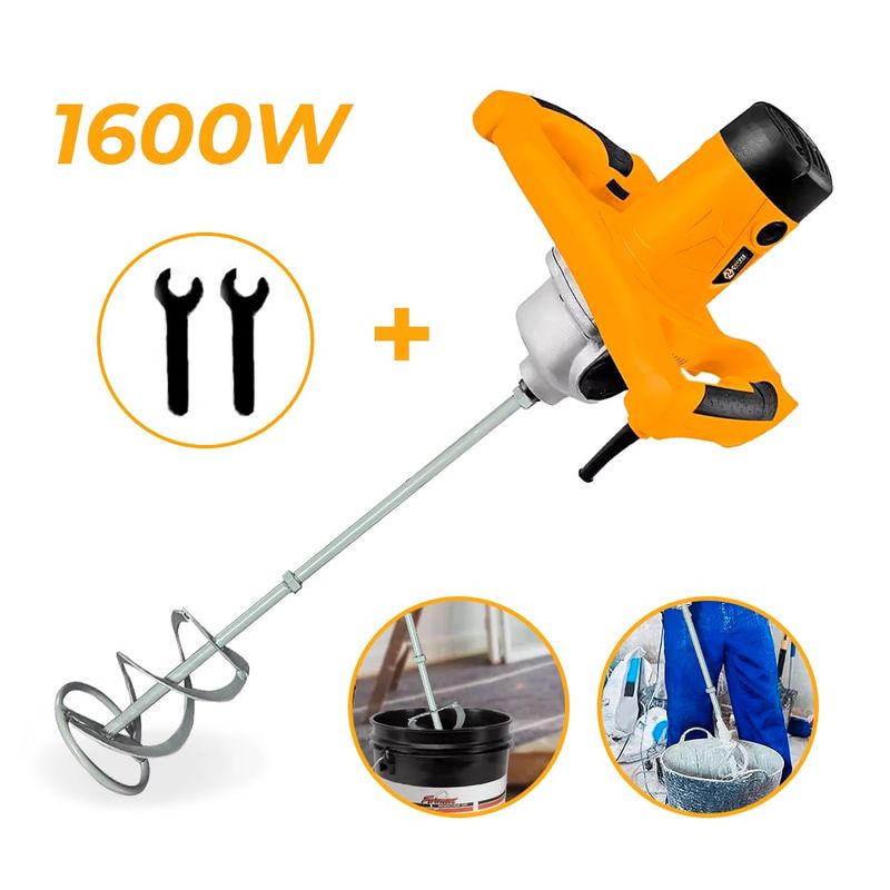GENERAL - Mezclador De Pintura Y Cemento Eléctrico 1400 W, Coofix