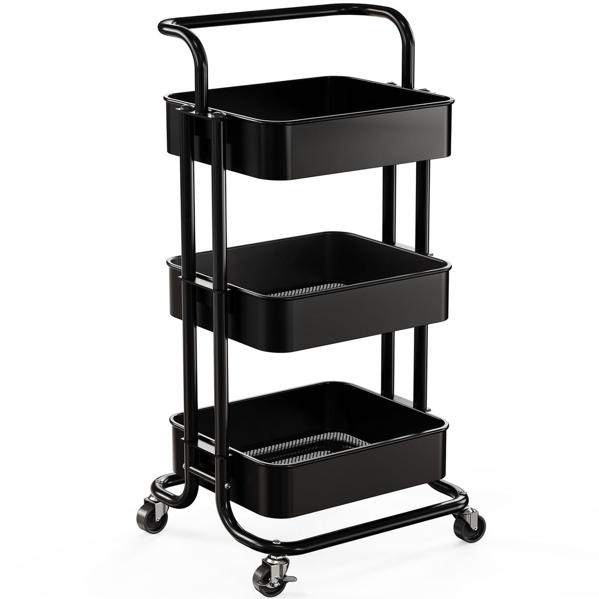 OEM - Organizador Multiusos Con Ruedas Almacenamiento 3 Niveles Auxilia