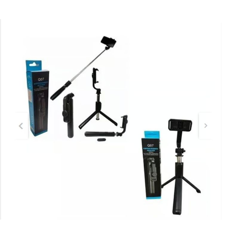 GENERICO - baston Selfie stick y Tripode Bluetooth Q07 celular