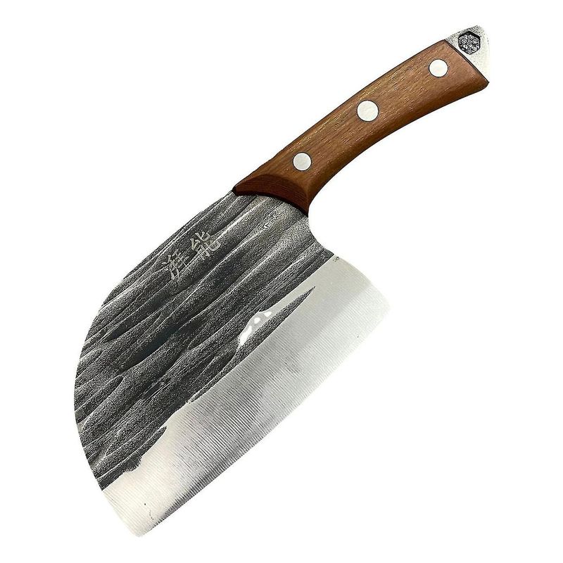 GENERICO - Cuchillo Japones Acero Inoxidable Hacha Picar Cabeza Redonda
