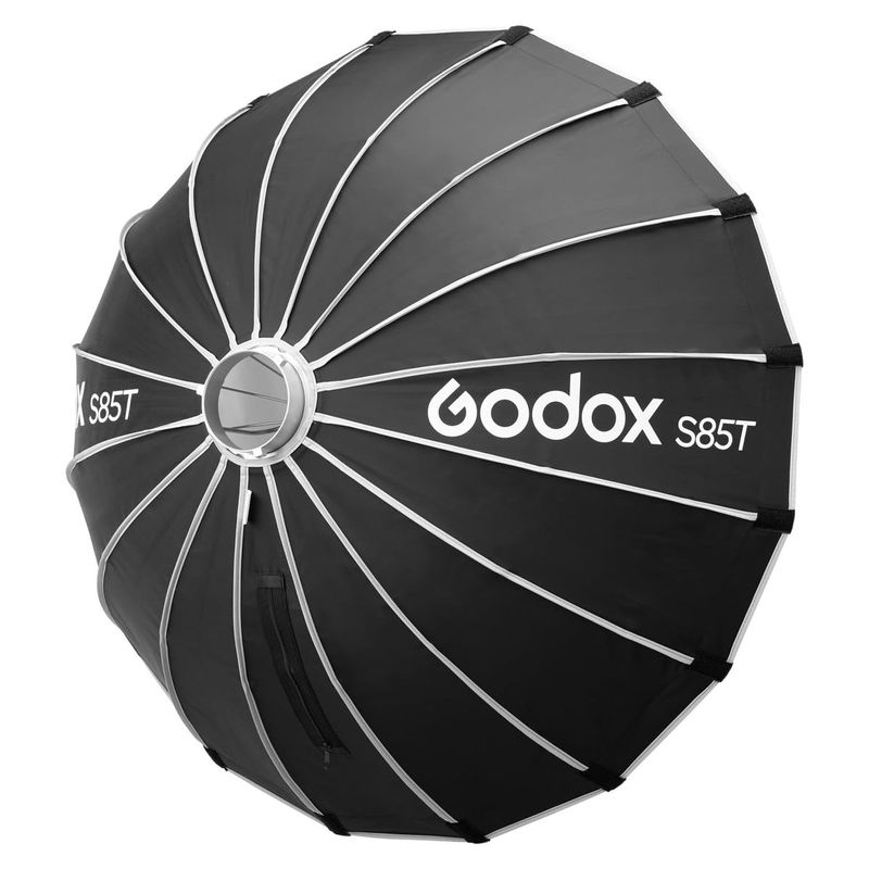 GODOX - Softbox parabólico con liberación rápida Godox S85T Difusor Bowens