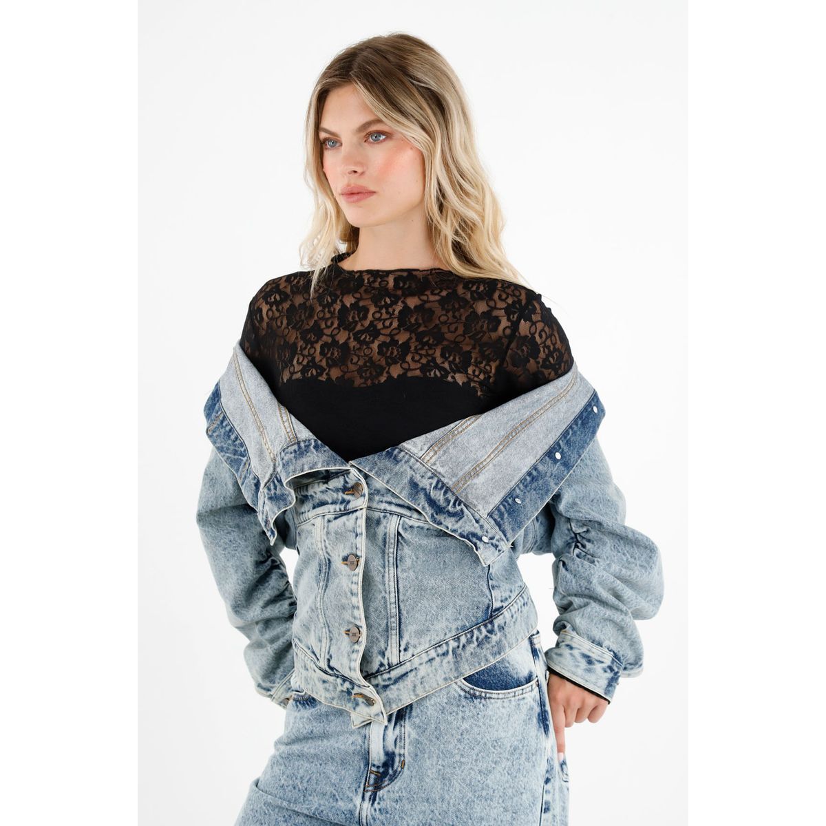 TENNIS - Chaqueta multiestilo azul para mujer