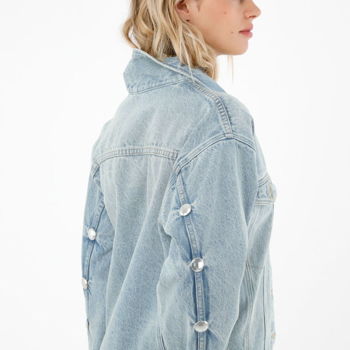 TENNIS - Chaqueta azul tipo Trucker para mujer