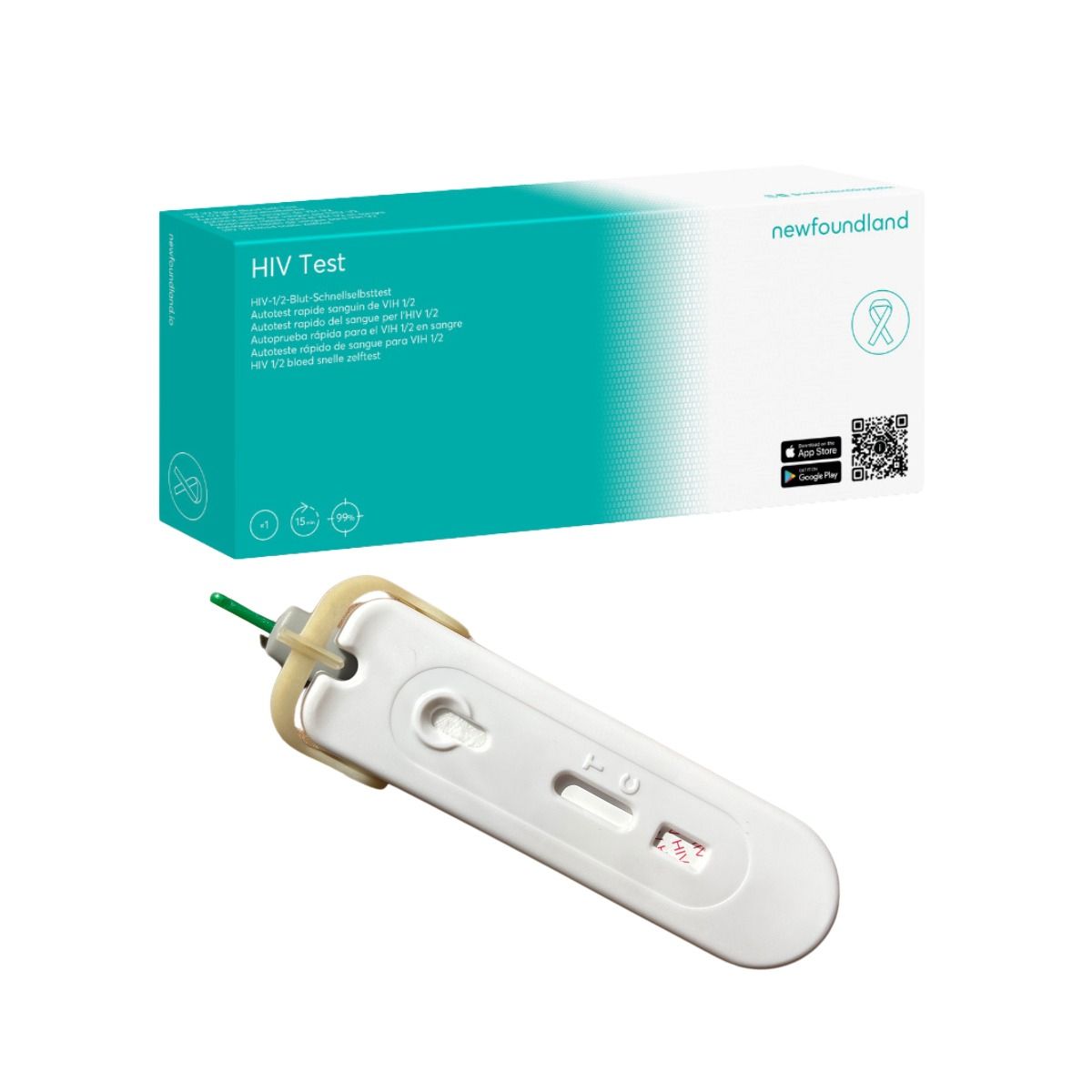NEWFOUNDLAND - Prueba De VIH - Autotest Salud En Casa - Precisión 99%