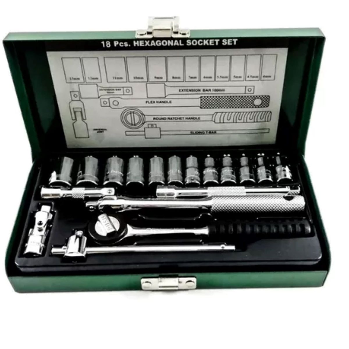 EASTMAN - Juego De Copas 18 Piezas Marca Eastman Cuadrante De 1/4