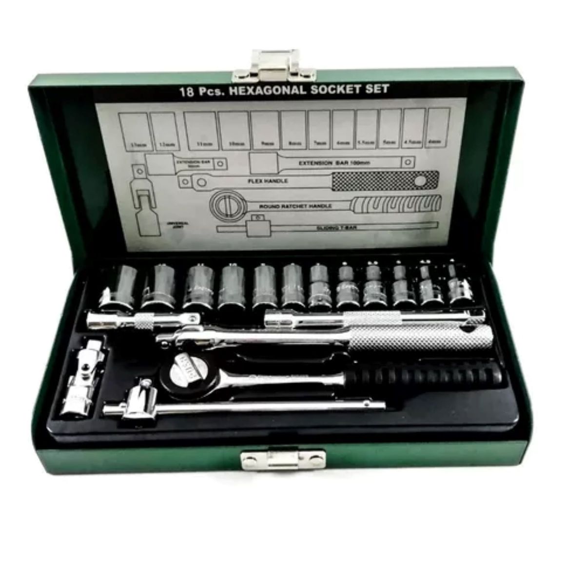 EASTMAN - Juego De Copas 18 Piezas Marca Eastman Cuadrante De 1/4