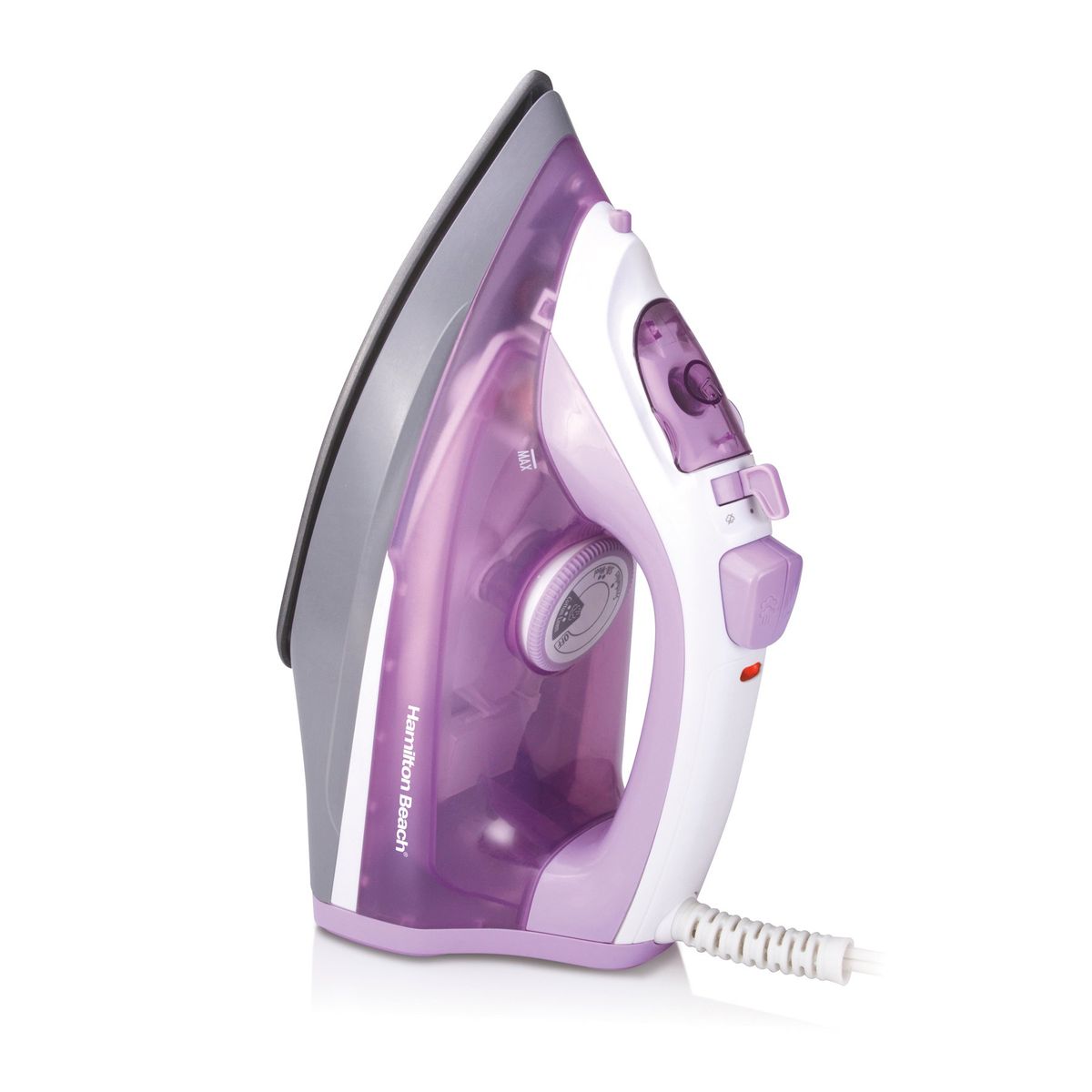 HAMILTON BEACH - Plancha de Vapor  Suela Antiadherente Extra-Glide Hamilton Beach 14100