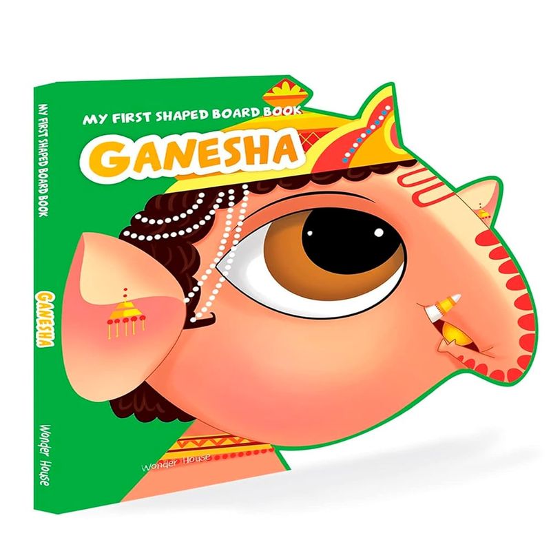 COMERCIALIZADORA EL BIBLIOTECOLOGO - My First Shaped Board Book Illustrated Lord Ganesha Hindu