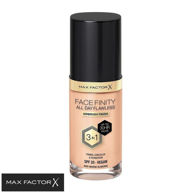 MAX FACTOR - Base Facefinity Mf N45 Warm Alm X 30ml