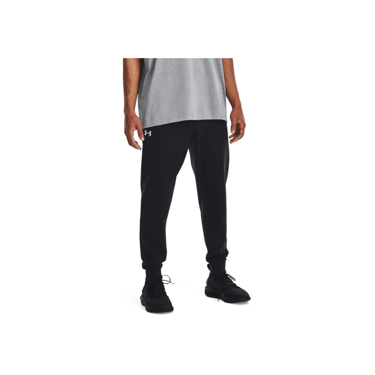 UNDER ARMOUR - Pantalón Hombre Under Armour Rival Fleece Joggers Negro UNDER ARMOUR