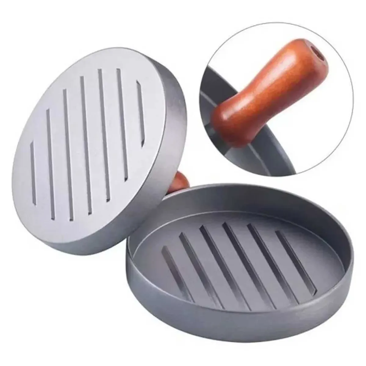 ONE PIXEL - Molde Prensa Manual Para Carne Hamburguesa