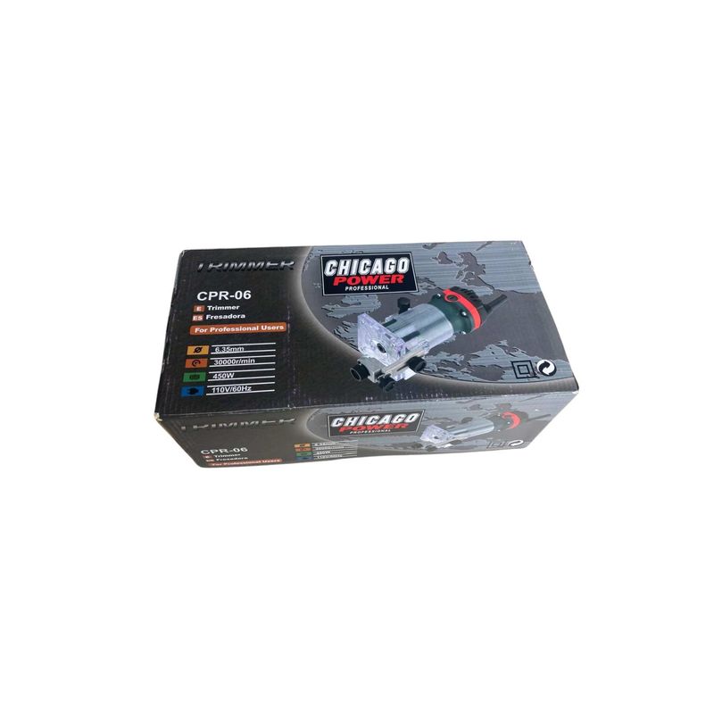 CHICAGO - Ruteadora De Mano Chicago Power Cpr-06 30000rpm-450w