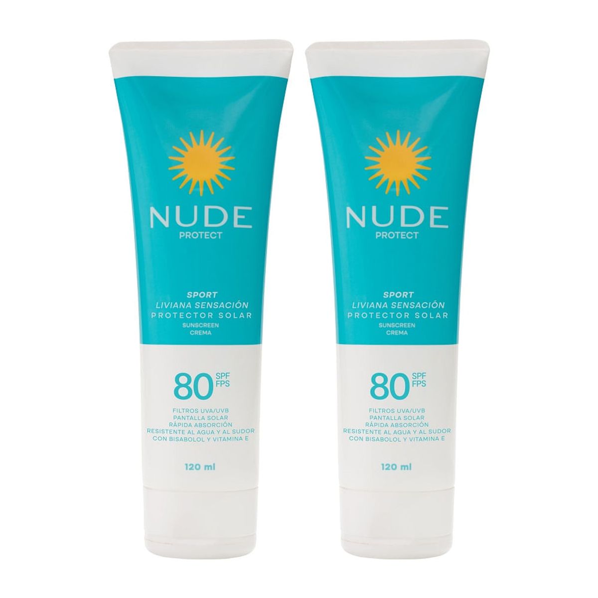 NUDE - Oferta Protector Solar Nude Sport Fps80 X 120ml