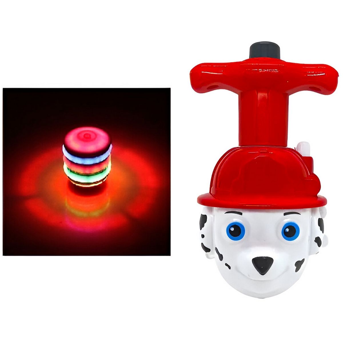 GENERICO - Trompo Luces Patrulla Canina Paw Patrol Luces Musical Niños