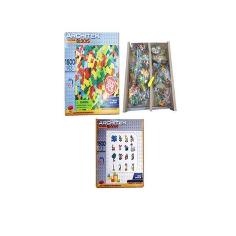 GENERICO - Juego Bloques Play Set 1600 Piezas