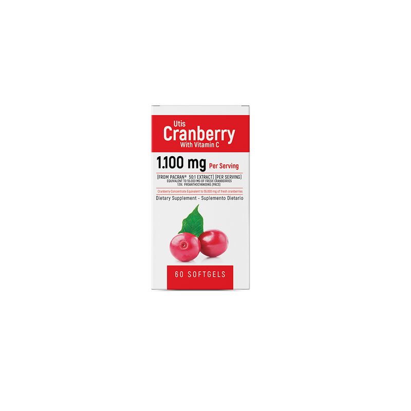 HEALTHY AMERICA - Utis Cranberry 1100mg Softgels X60