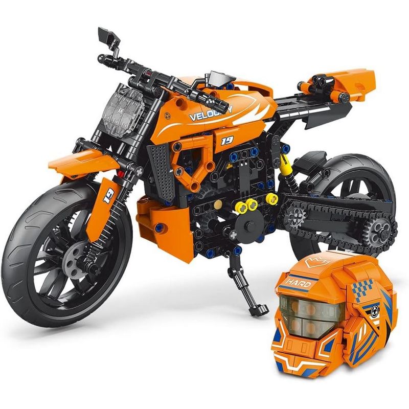 GENERICO - Moto Deportiva Juguete Armables Armatodo Construcción Niños
