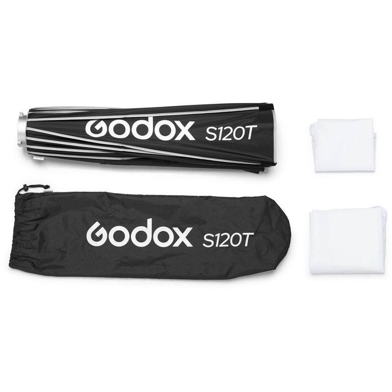 GODOX - Softbox parabólico con liberación rápida Godox S120T Difusor Bowens